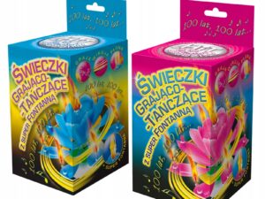 Świeczki grająco-tańczące z fontanną JP01