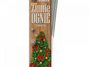 ZIMNE OGNIE CHOINKA 17CM 10SZT.
