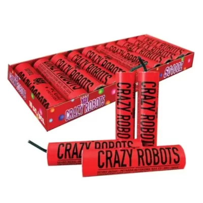 PETARDA BŁYSKOWA TRIPLEX CRAZY ROBOTS SO1002 - 10 SZT.