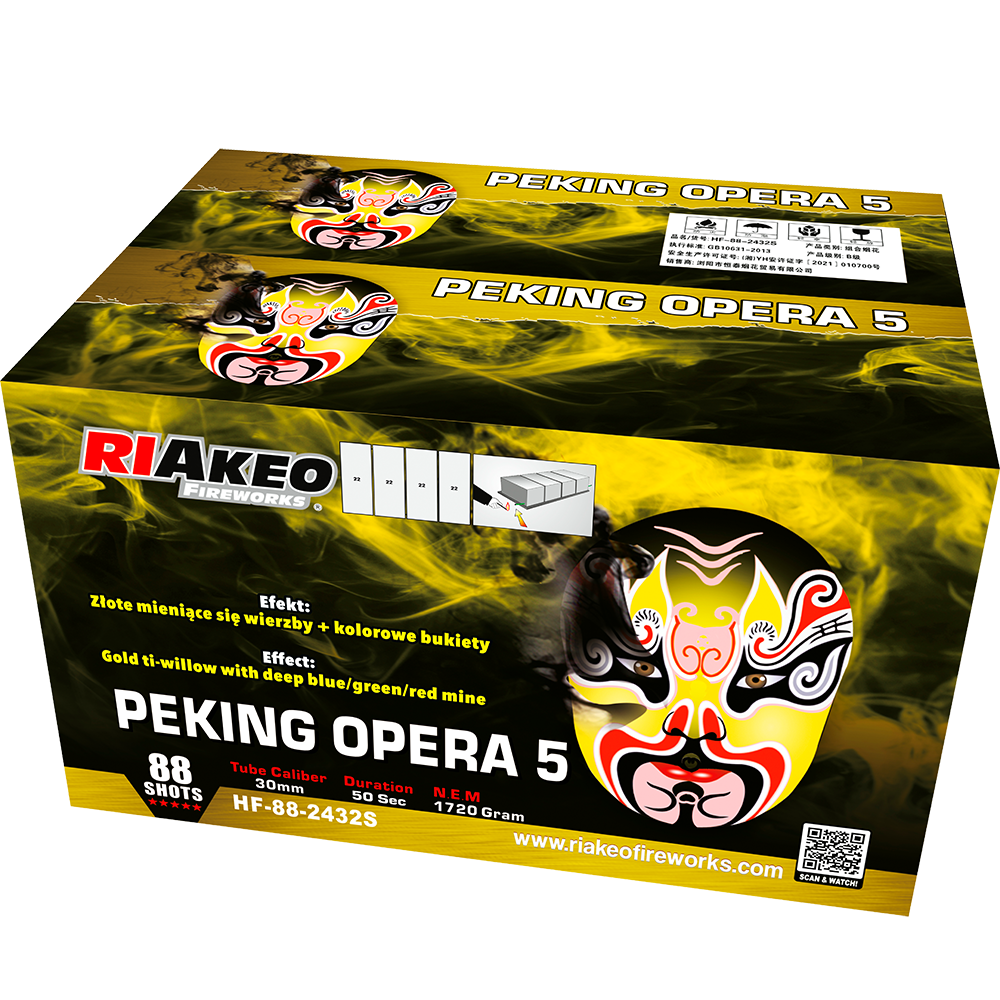 HF-88-2432S RIAKEO — PEKING OPERA 5 (30 mm, 80 strz.) HF-88-2432S RIAKEO — PEKING OPERA 5 (30 mm, 80 strz.)