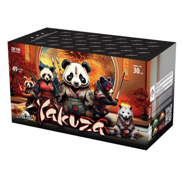 Wyrzutnia ZomBum YAKUZA ZBC108 – 49 strzałów 1.2″ | Dynamiczny pokaz 40 sekund Wyrzutnia ZomBum YAKUZA ZBC108 – 49 strzałów 1.2″ | Dynamiczny pokaz 40 sekund